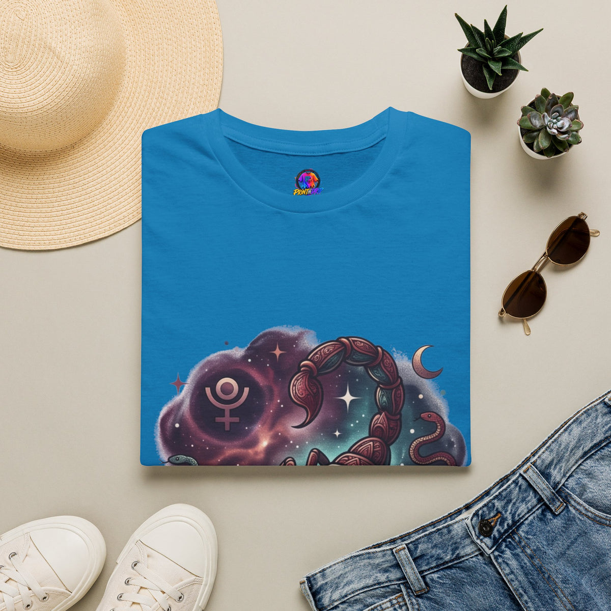 Scorpio Constellation T-Shirt — Cosmic Scorpion Zodiac Tee