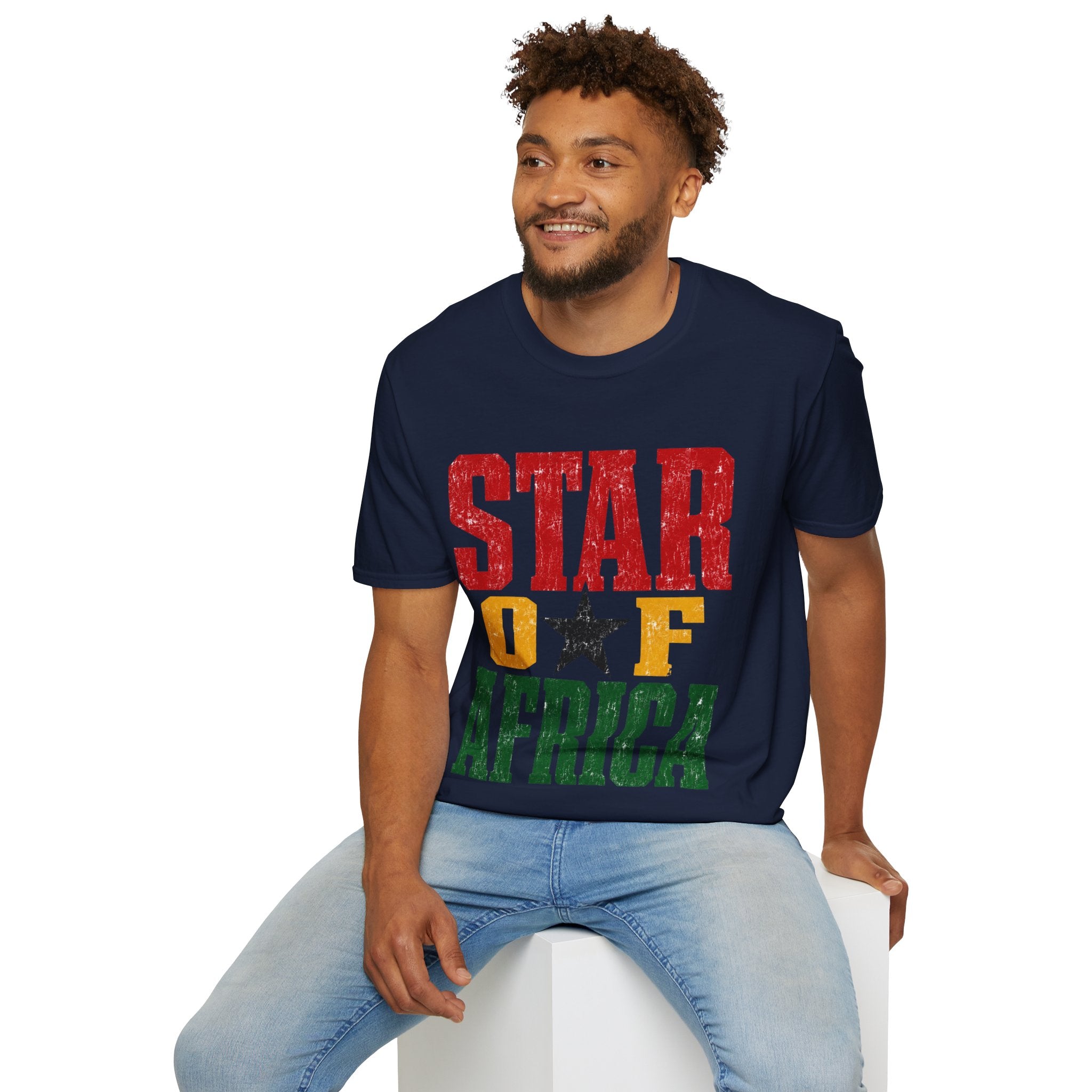 Ghana Star of Africa T-Shirt — Retro Pan-African Graphic Tee