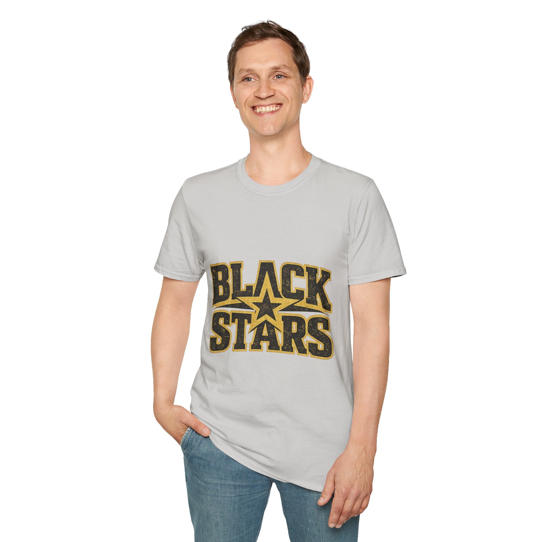 Ghana Black Stars T-Shirt — Bold Vintage Star Logo Tee