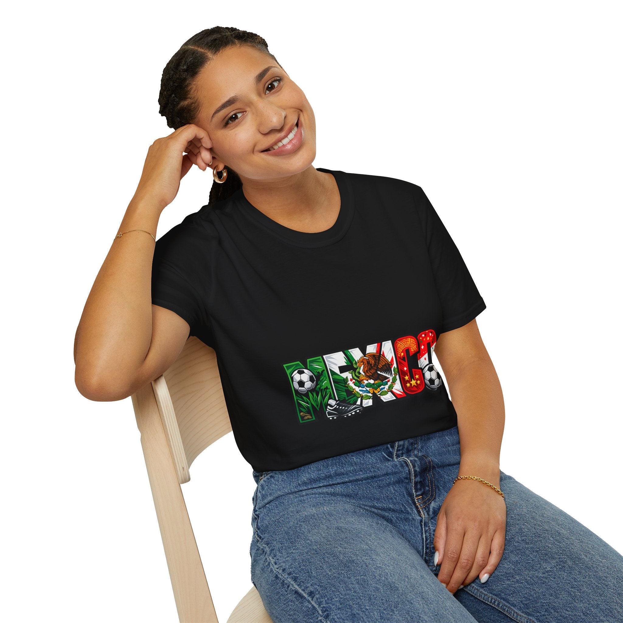 Mexico Soccer T-Shirt — Mexican Flag Football Pride Tee