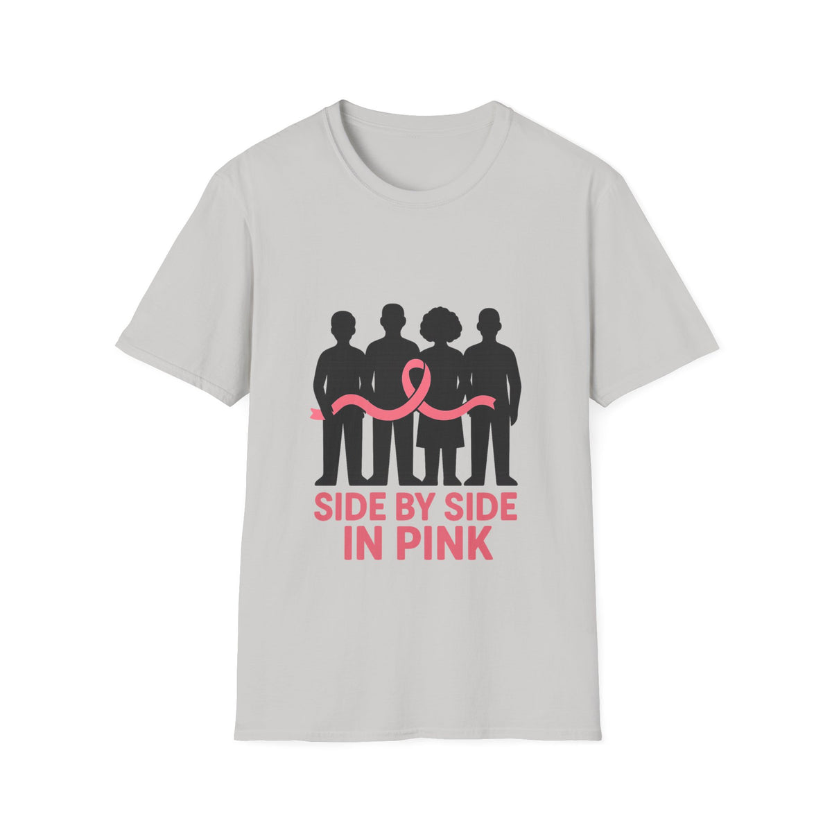 Side by Side in Pink Breast Cancer Awareness T-Shirt - Trending Now - October 2026