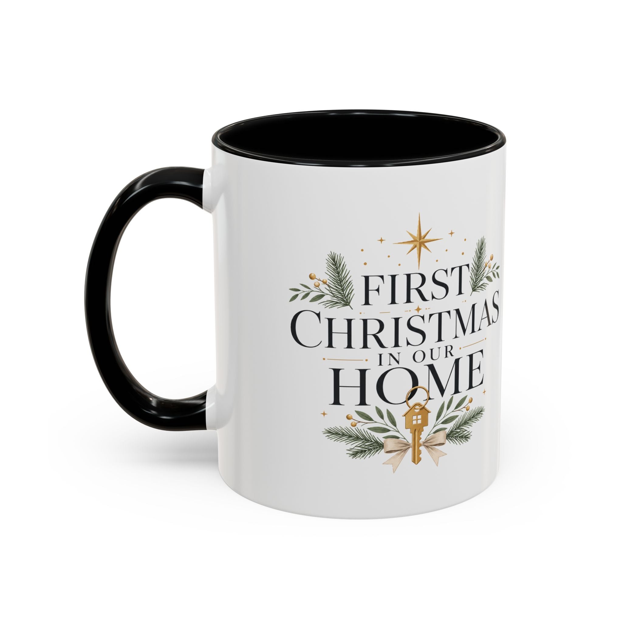 Christmas First Christmas in Our Home Accent Coffee Mug – Holiday Keepsake