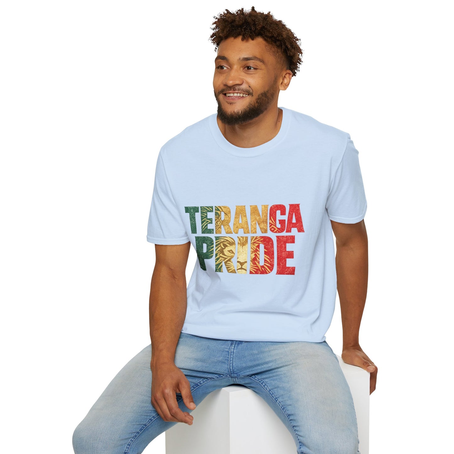 Senegal Teranga Pride T-Shirt — Senegal Flag Colors & Lion Graphic