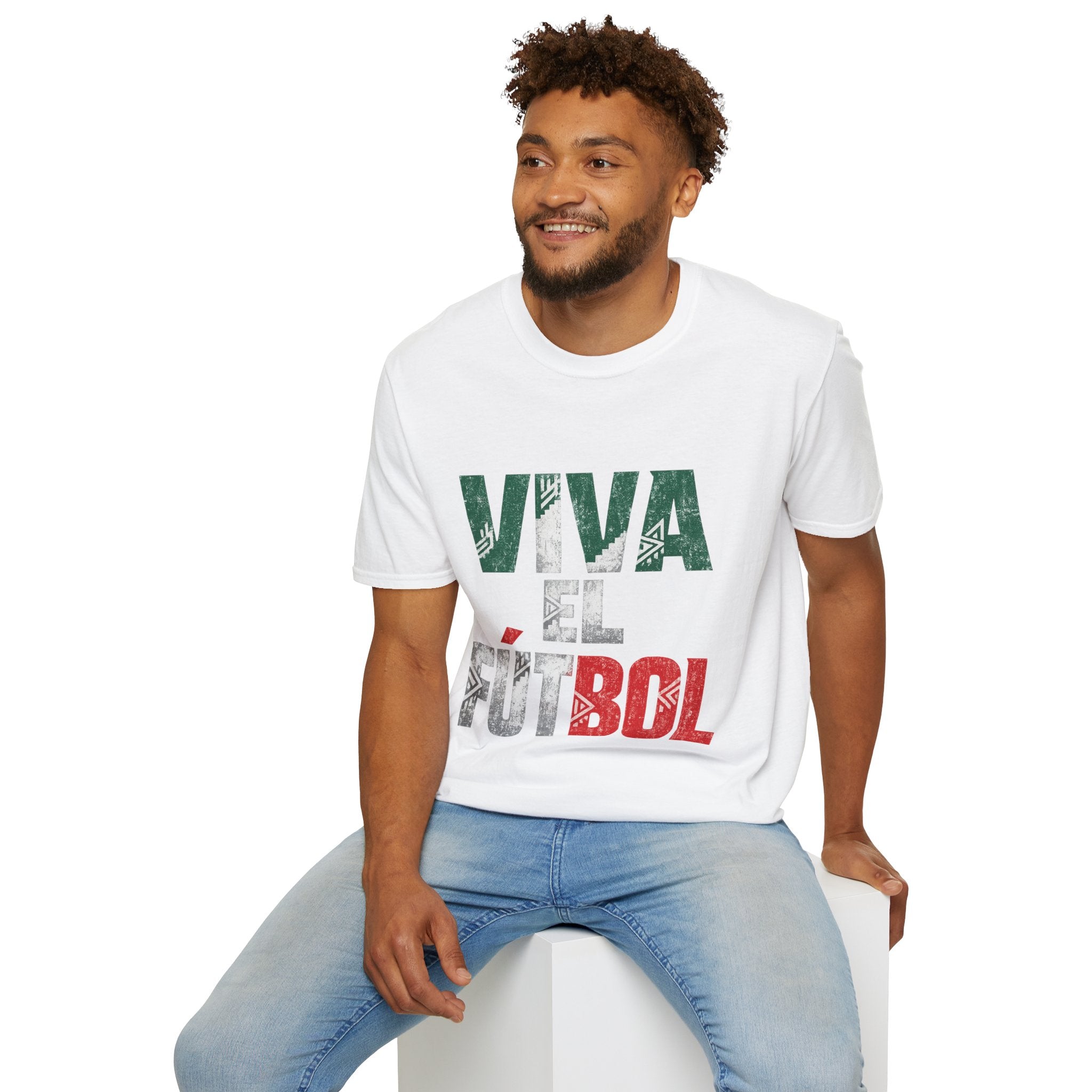 Mexico T-Shirt — "Viva El Fútbol" Mexican Soccer Graphic Tee