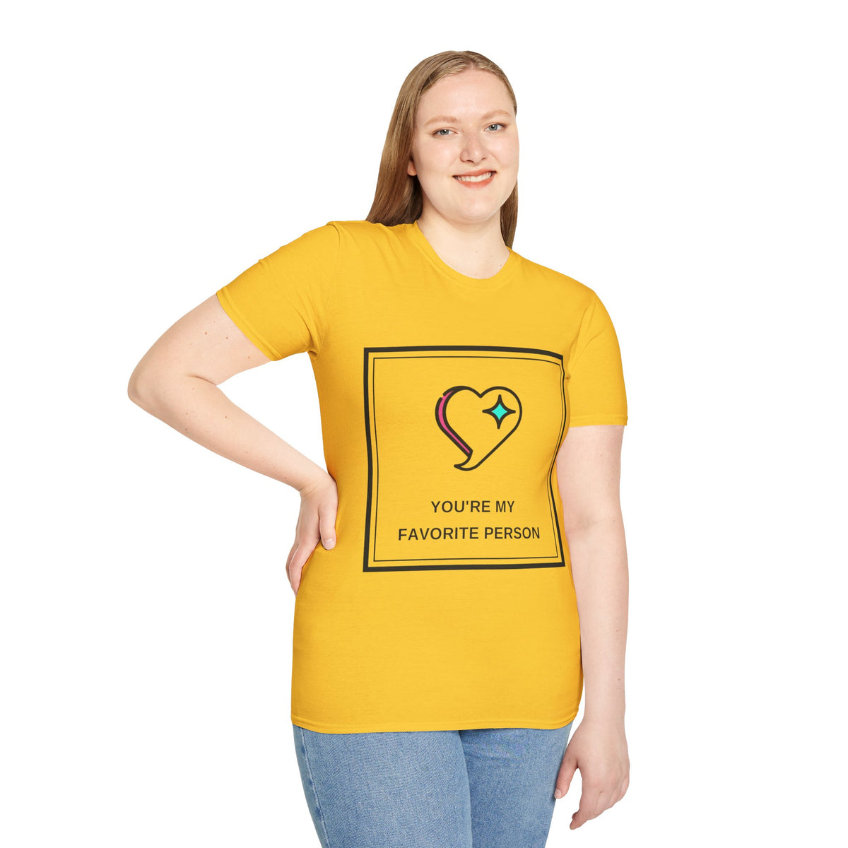 T‑Shirt — "You're My Favorite Person" Heart Graphic Tee - Trending Now - August 2026