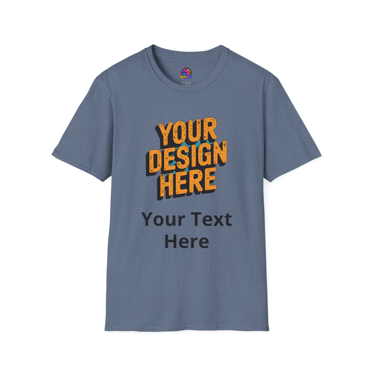 Unisex Softstyle T-Shirt - Personalize Your Own T-Shirt With Choice Of Your Colors And Designs
