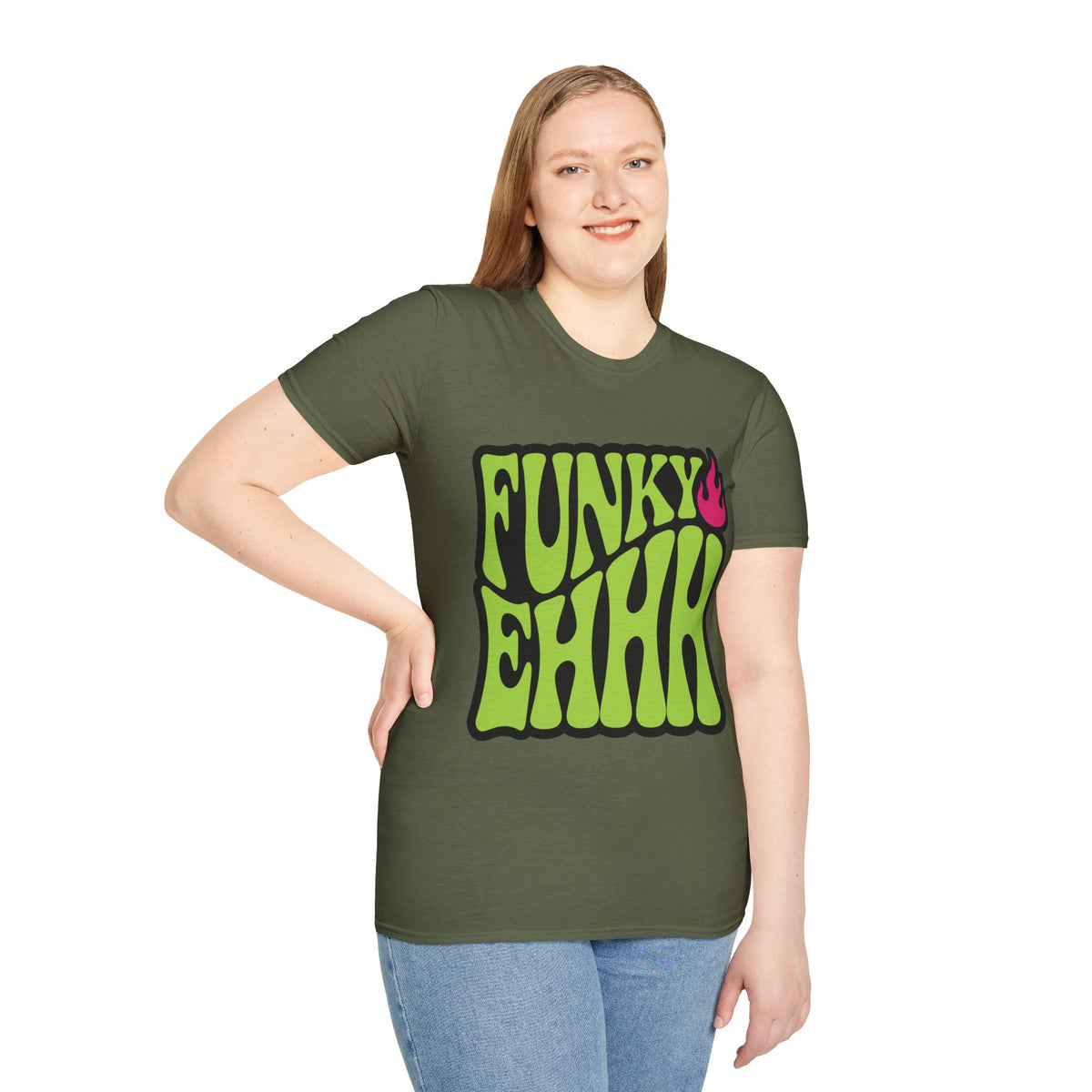 Funky Chili T-Shirt — Retro Psychedelic Green Flame Graphic Tee - Trending Now - August 2026