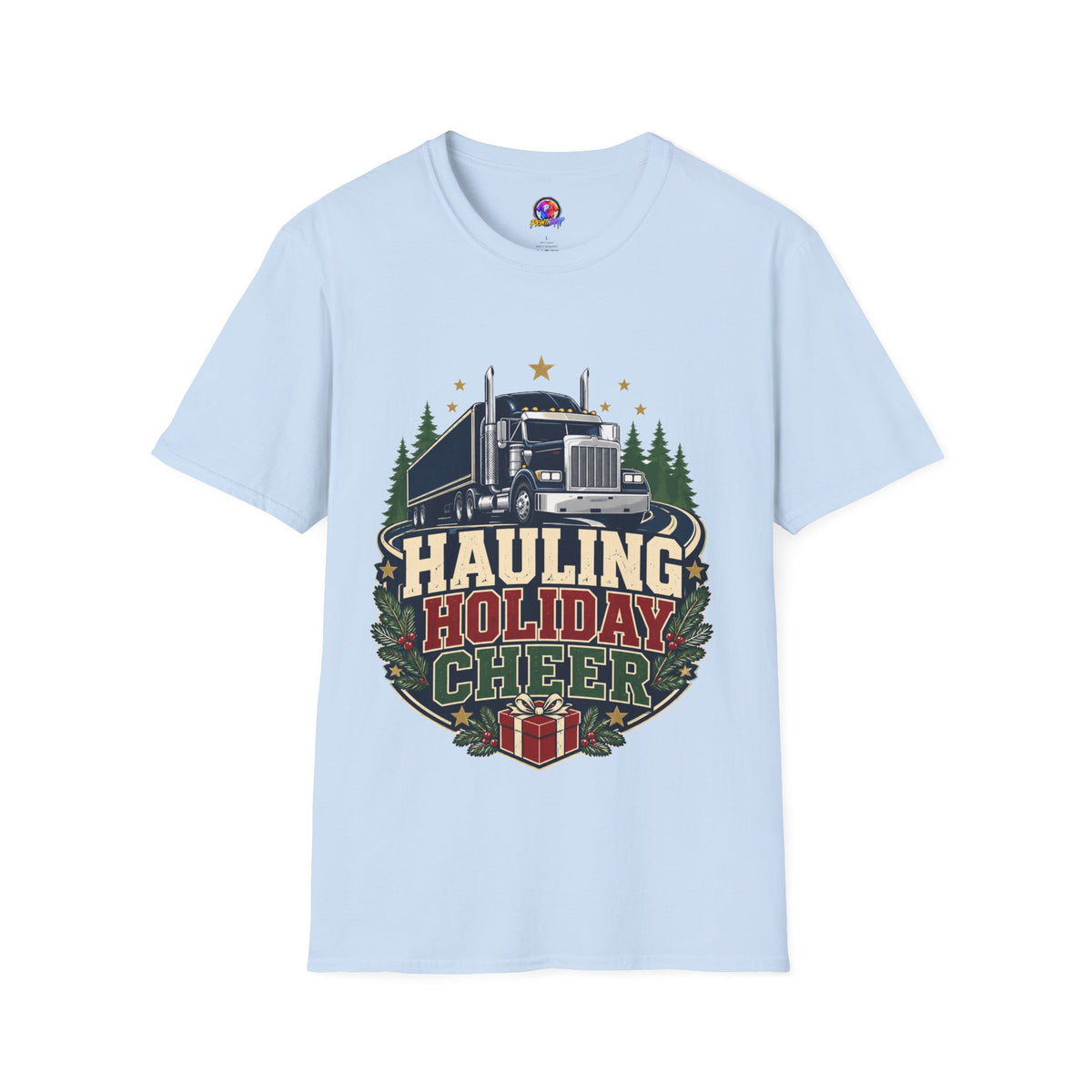 Christmas Truck T‑Shirt — "Hauling Holiday Cheer" Festive Trucker Tee