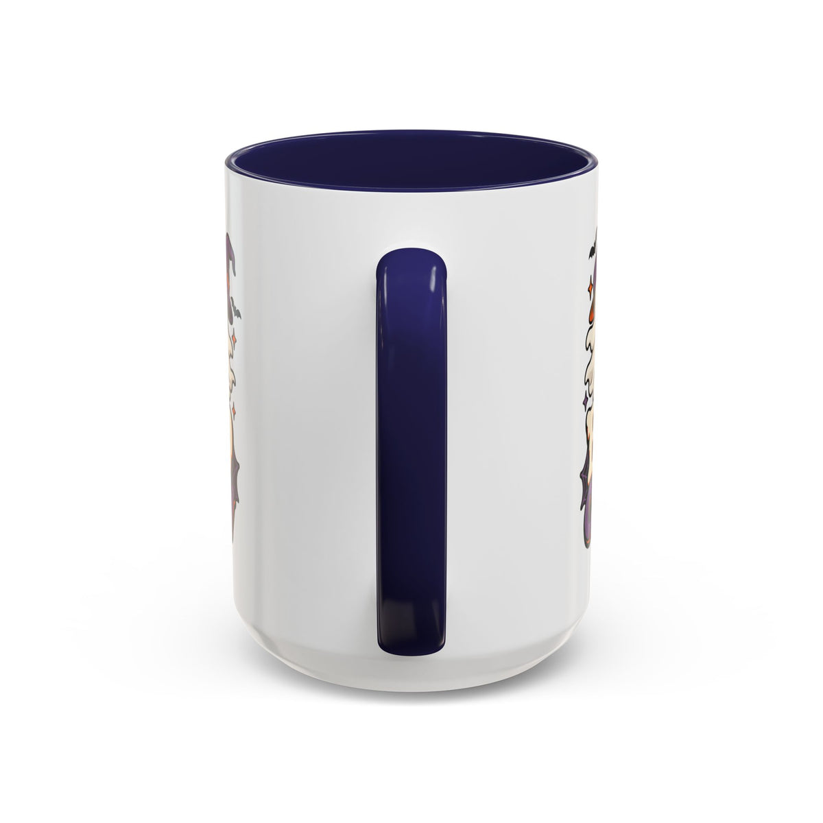 Boo Crew Halloween Accent Coffee Mug — Cute Ghosts & Jack-O'-Lantern Design (11/15 oz)
