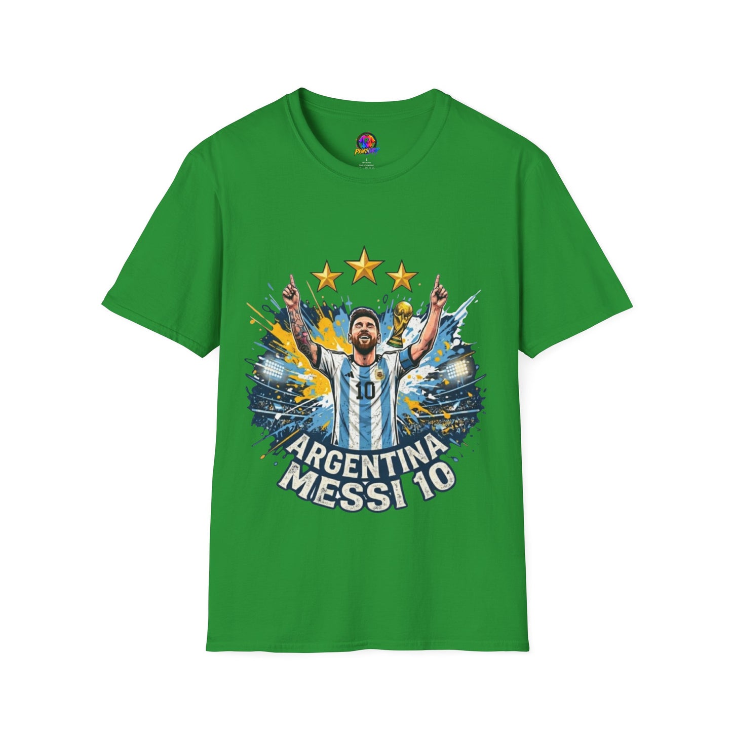 Argentina Messi Soccer T‑Shirt — World Cup Champion Fan Tee