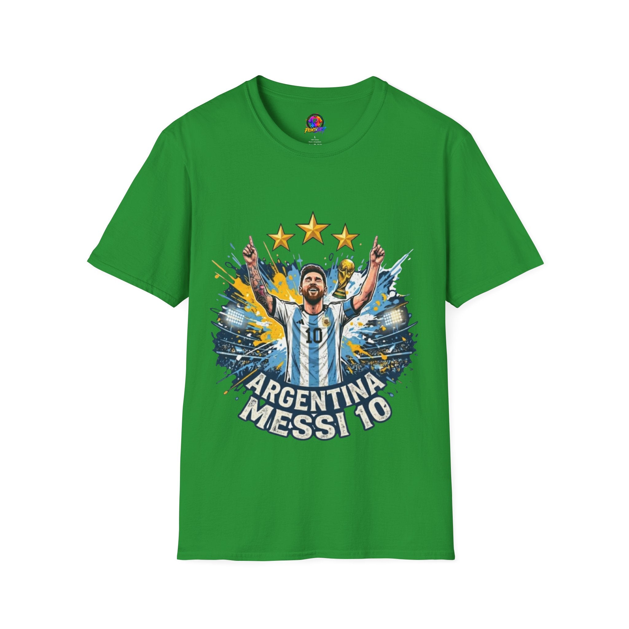 Argentina Messi Soccer T‑Shirt — World Cup Champion Fan Tee