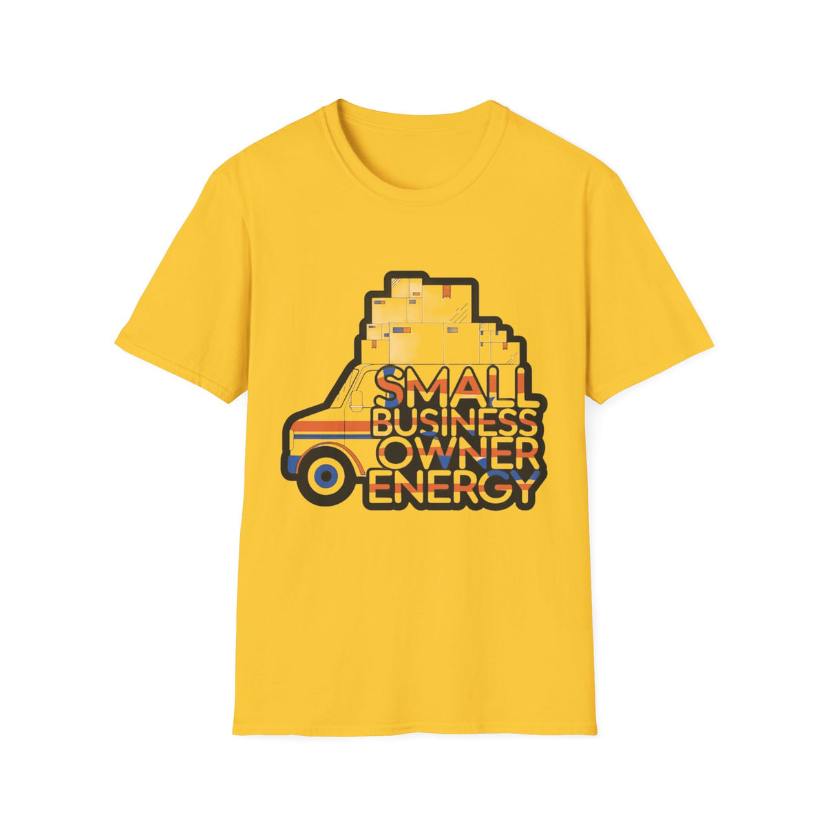 Small Business Owner Energy T-Shirt — Retro Delivery Truck Design - Trending Now - August 2026