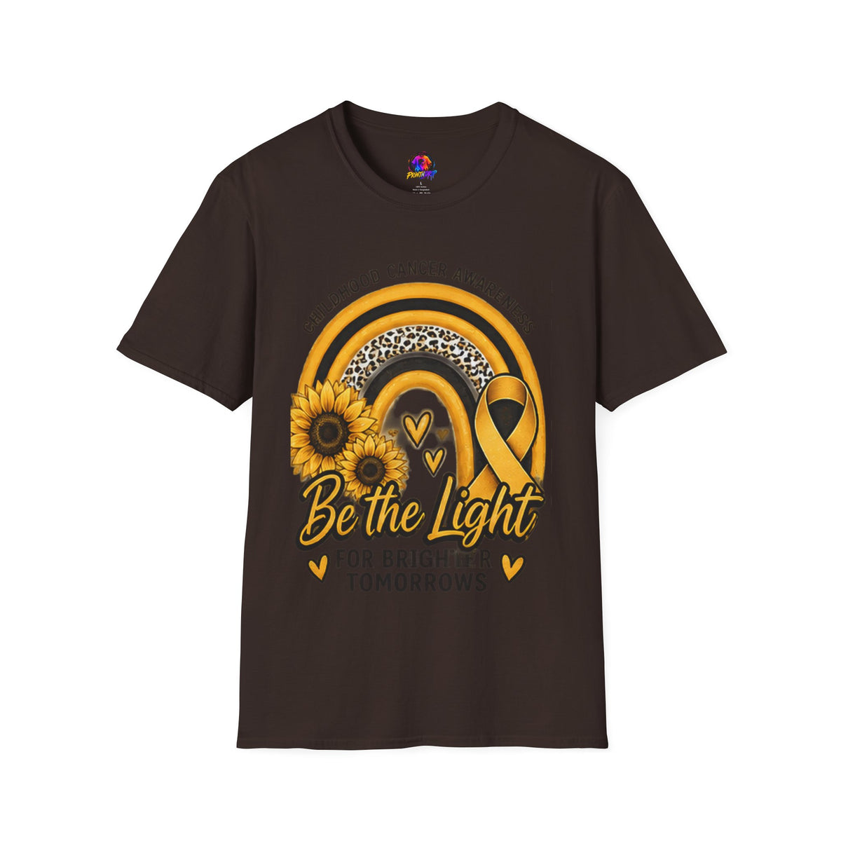 Be the Light Childhood Cancer Awareness T-Shirt