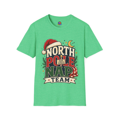 North Pole Nap Team T-Shirt — Funny Christmas Sleepy Holiday Tee