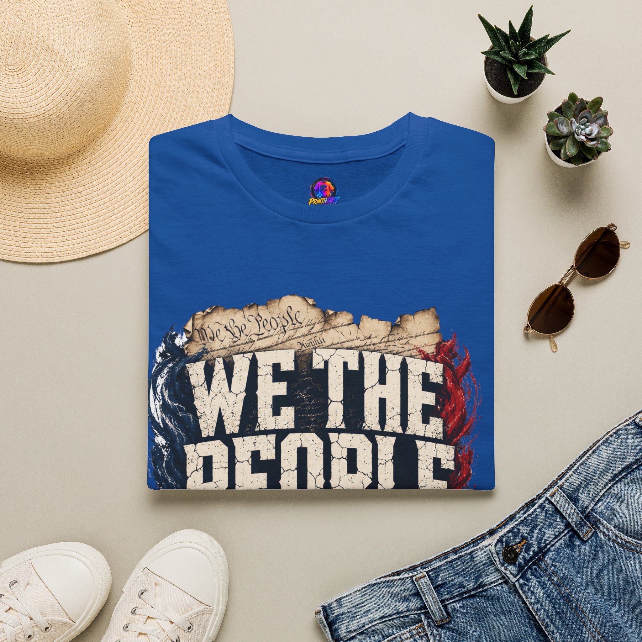 We The People T‑Shirt — Patriotic Americana Tee with ‘We The People’ Design
