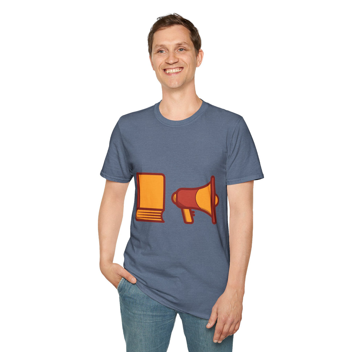 Book & Megaphone T-Shirt — Literary Advocate Tee - Trending Now - September 2026