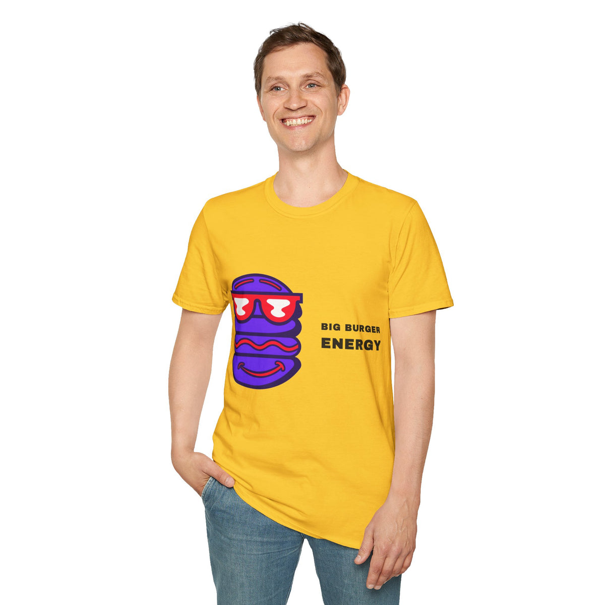 Big Bubbly Energy T-Shirt — Fun Sunglasses Emoji Graphic Tee - Trending Now - September 2026