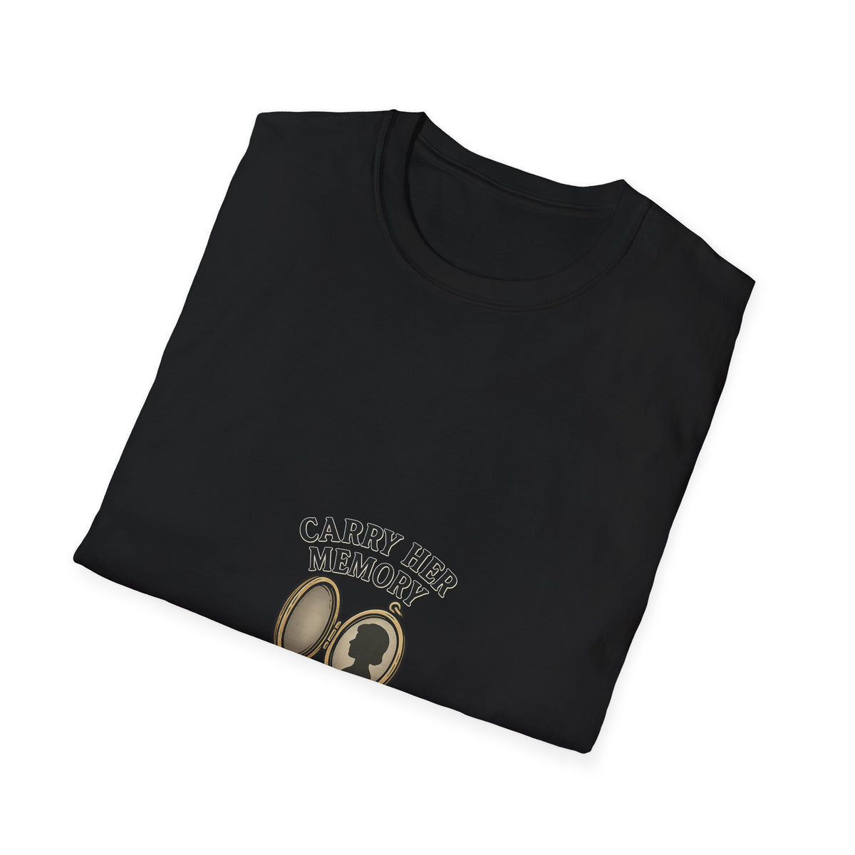 Carry Her Memory Vintage Pocket Watch Locket Graphic Tee - Trending Now - September 2026