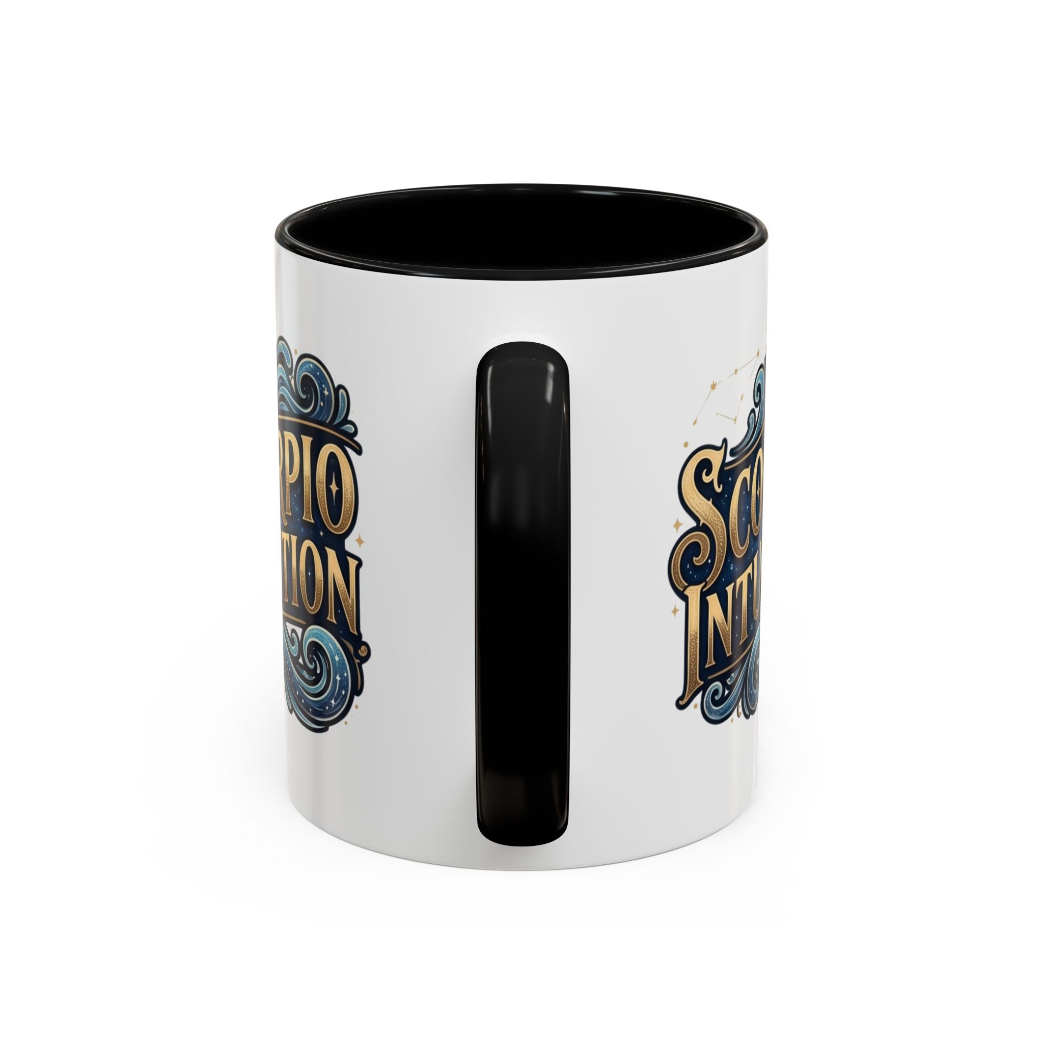 Scorpio Intuition Accent Coffee Mug — Zodiac Astrology Gift