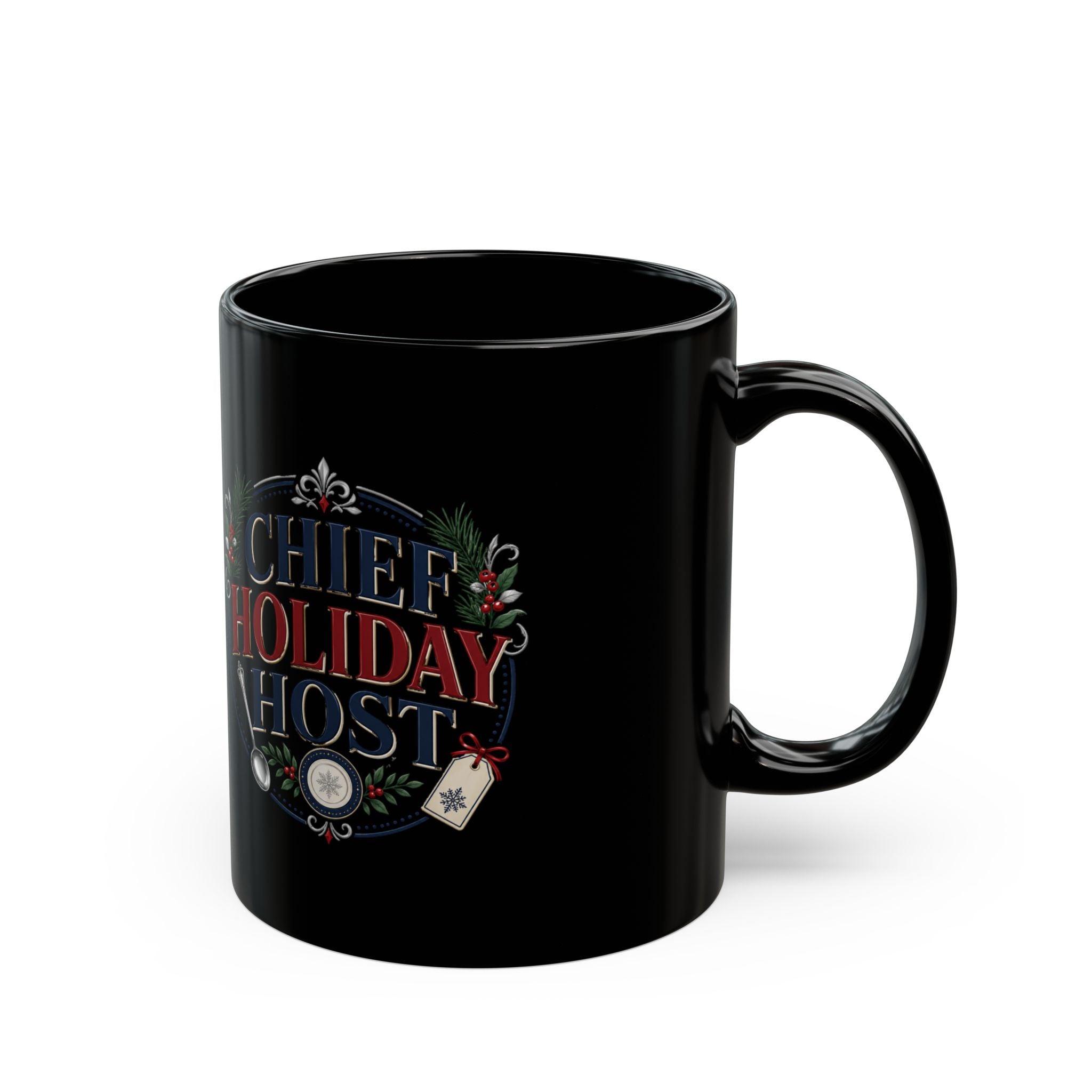 Christmas  Chef Holiday Host Mug — Funny Christmas Kitchen Coffee Cup for Cooks & Entertaining Hosts