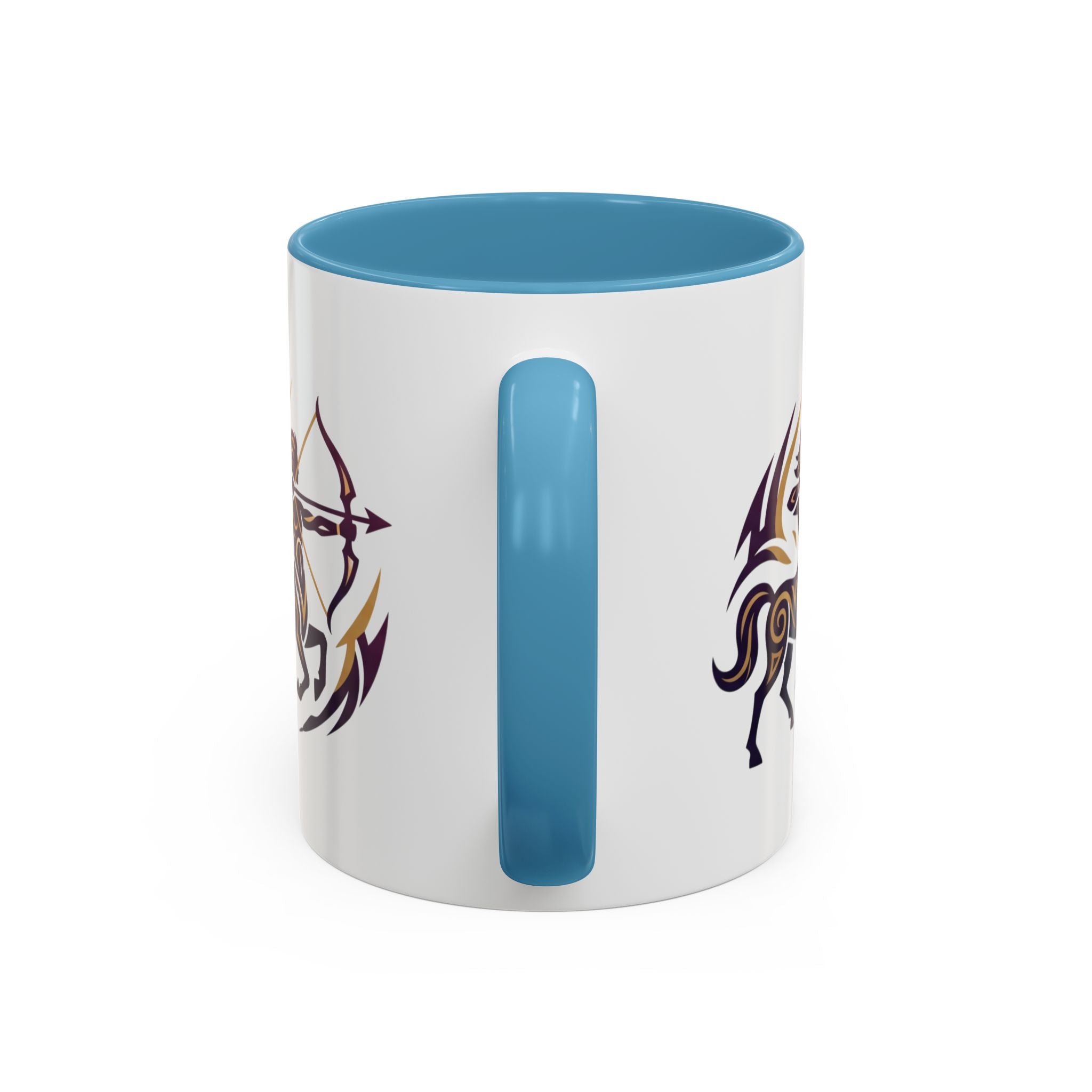 Sagittarius Zodiac Coffee Mug — Archer Centaur Astrology Accent Mug
