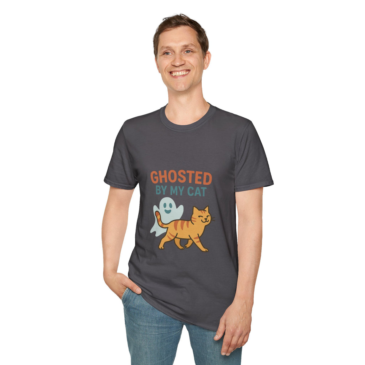 Ghosted By My Cat T-Shirt — Cute Funny Cat Lover Tee - Trending Now - October 2026