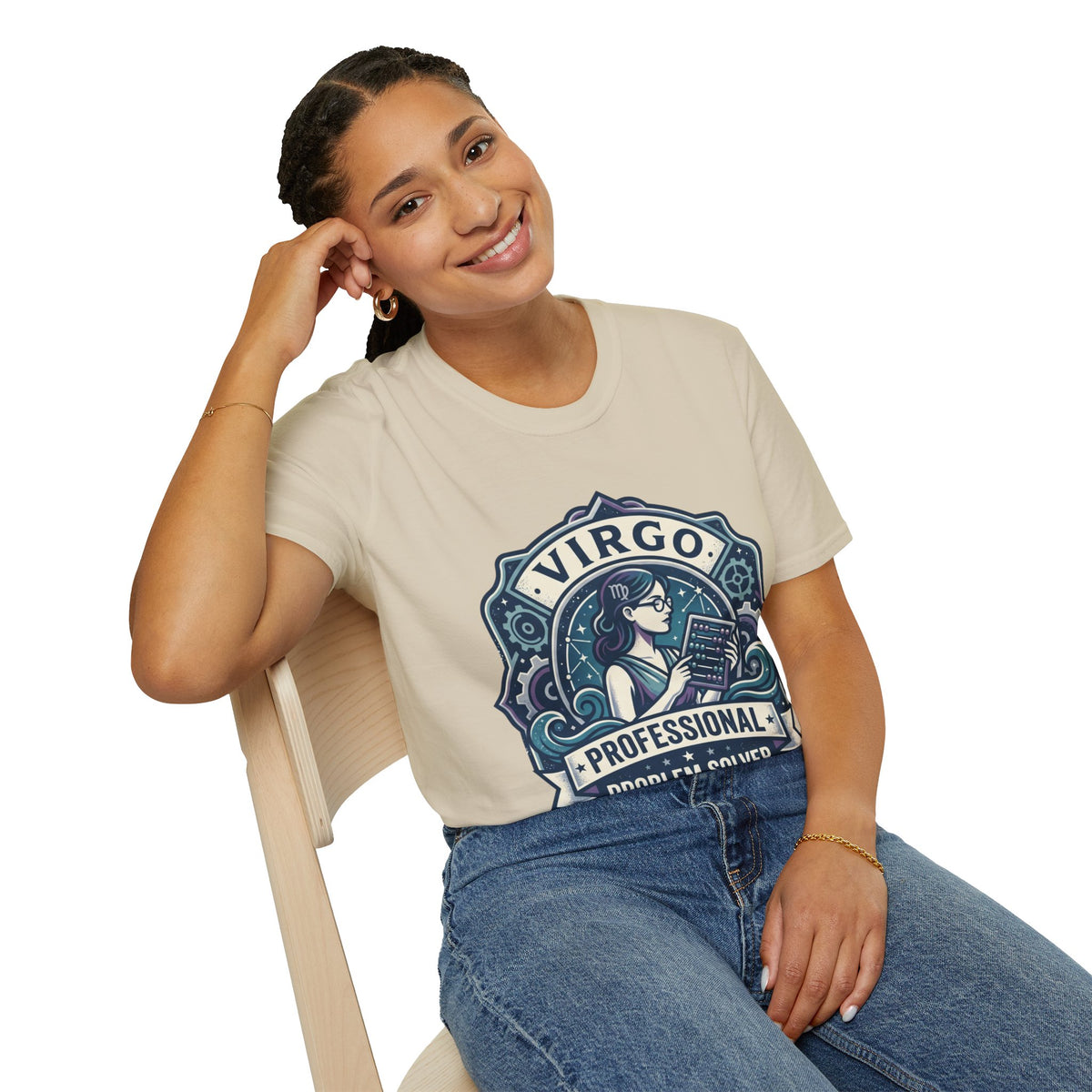 Virgo 'Professional Problem Solver' T-Shirt — Zodiac Astrology Tee for Women