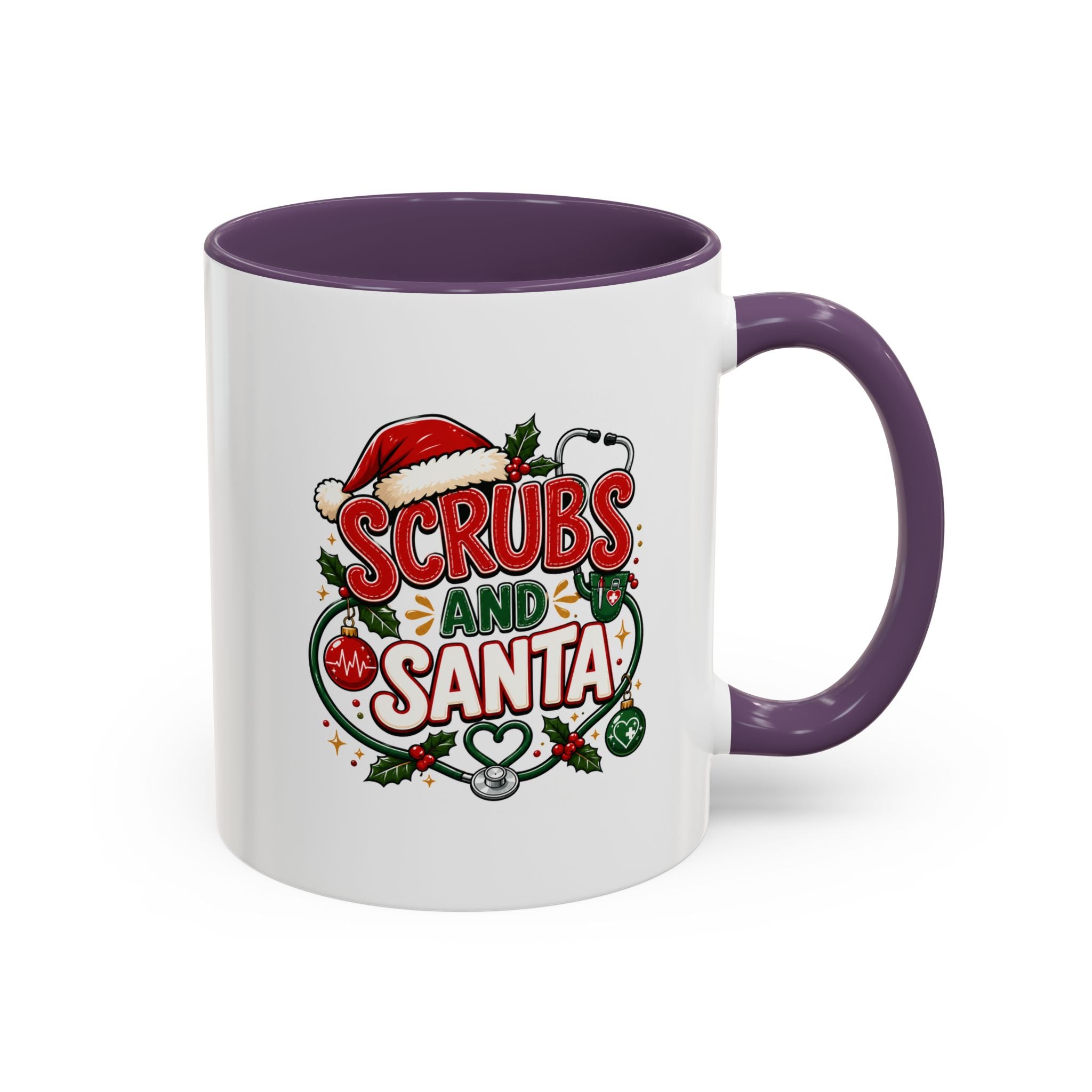 Scrubs and Santa Christmas Coffee Mug