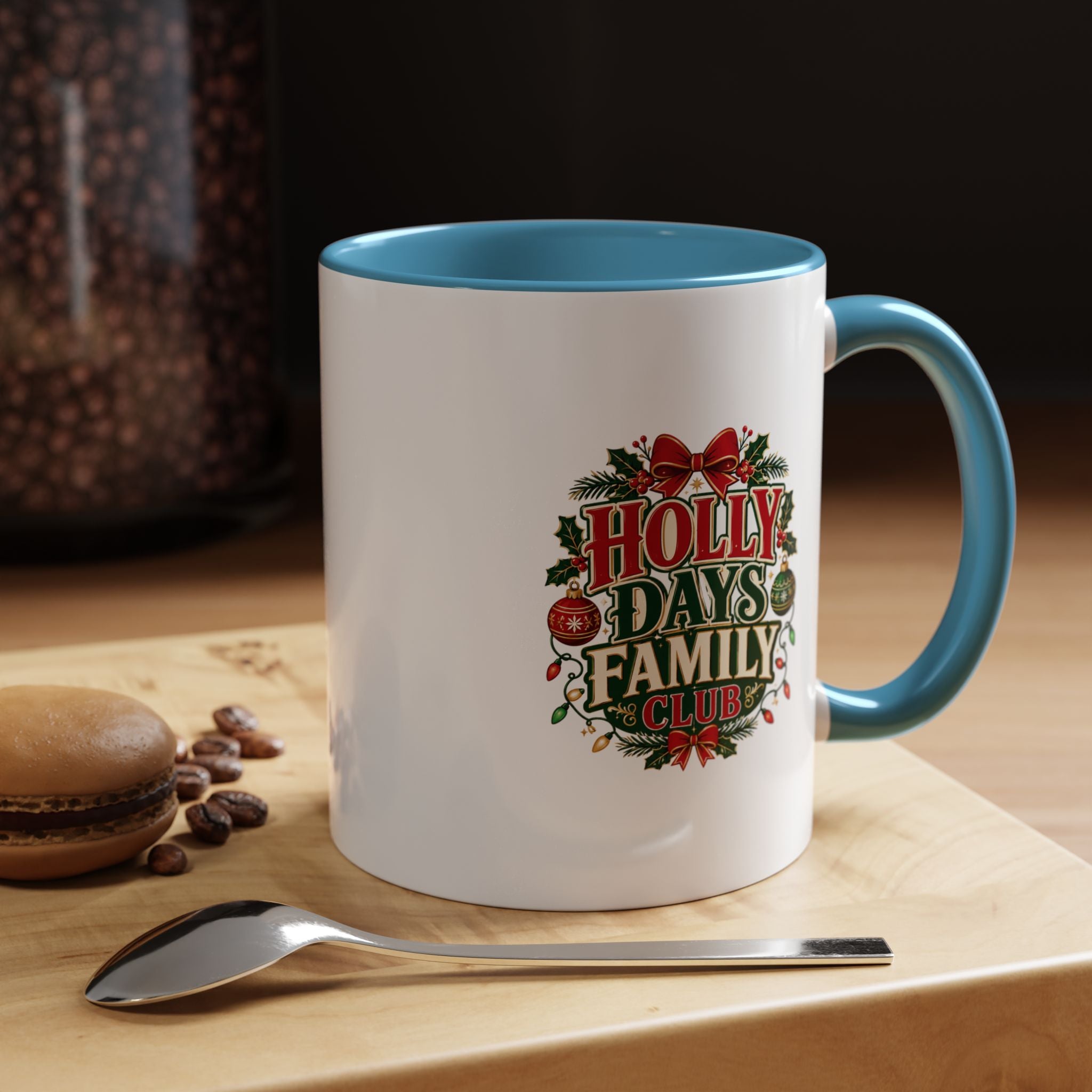 Accent Coffee Mug Holly Days Family