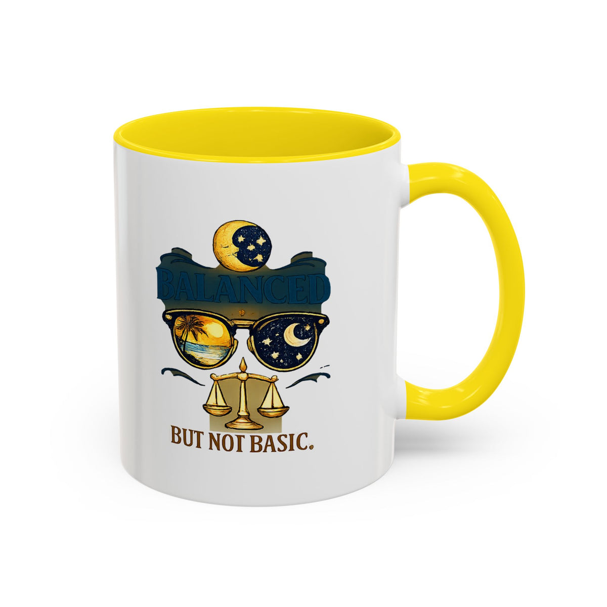 Libra Zodiac Accent Coffee Mug