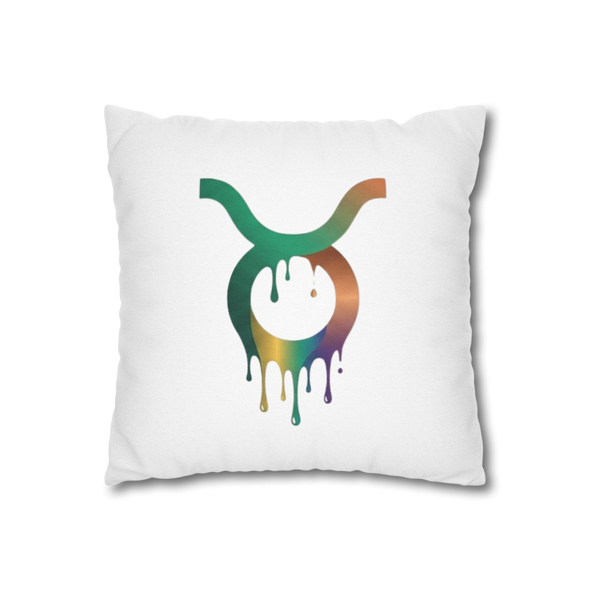 Taurus Drip Decorative Pillowcase — Zodiac Throw Pillow Cover