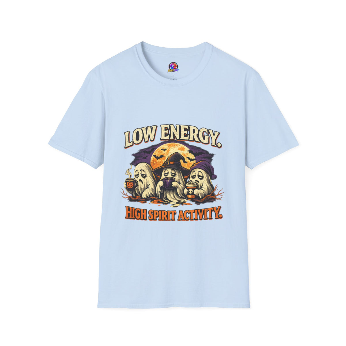 Halloween Low Energy High Spirit Unisex Softstyle T-Shirt