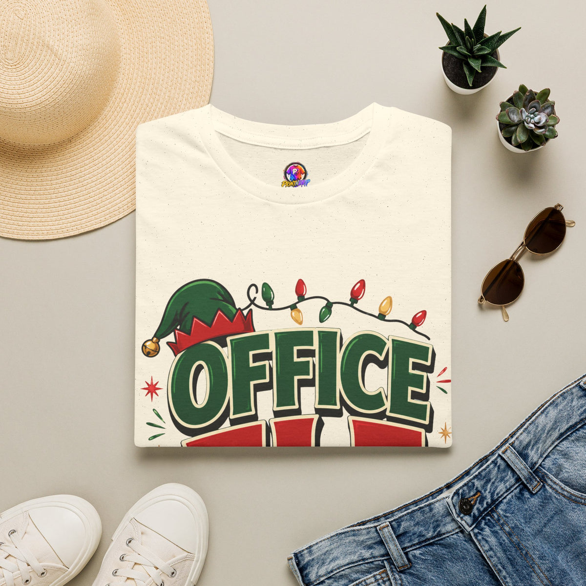 Office Elf T-Shirt — Funny Christmas Work Holiday Tee