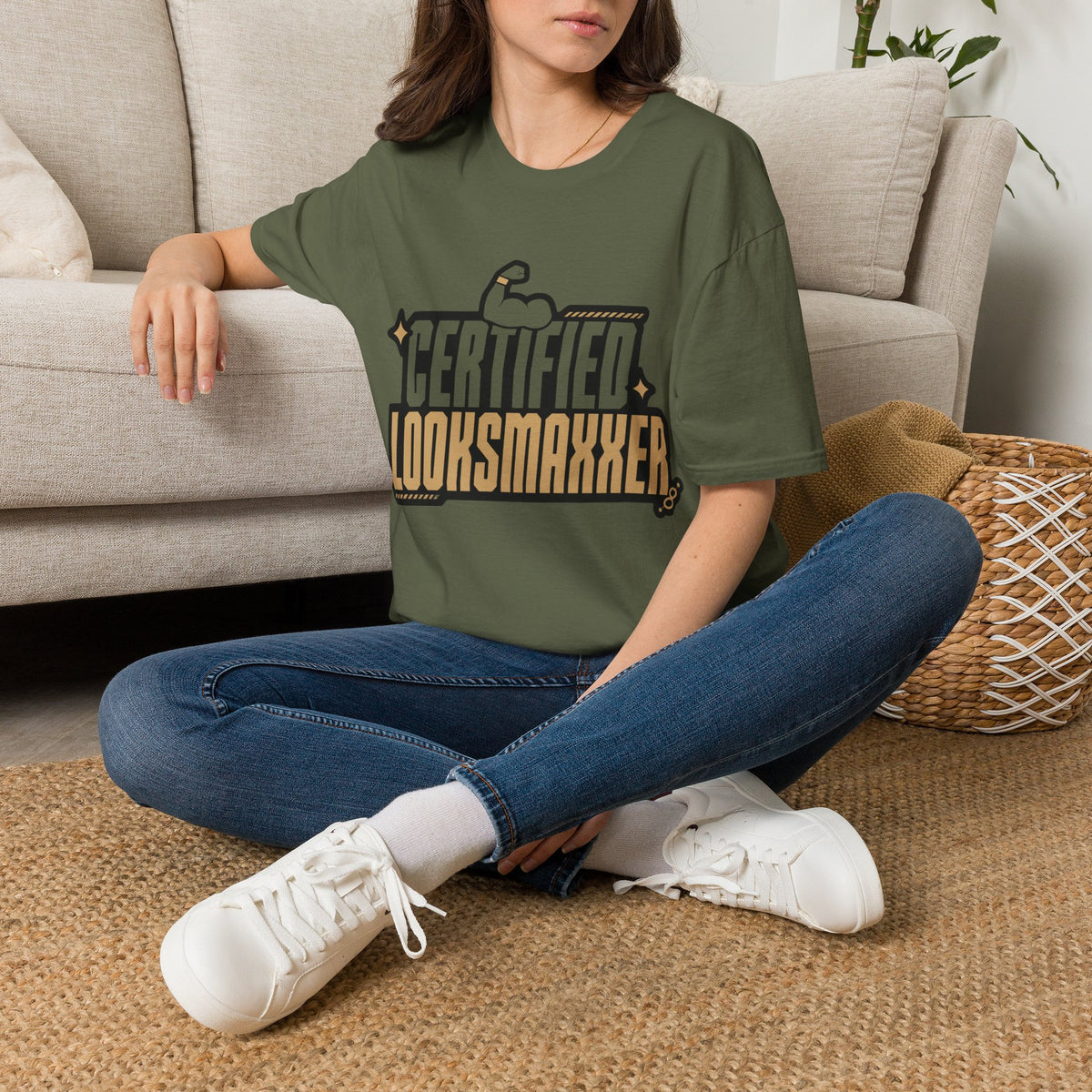 Certified Looksmaxxer T-Shirt — Funny Fitness & Glow-Up Tee - Trending Now - August 2026