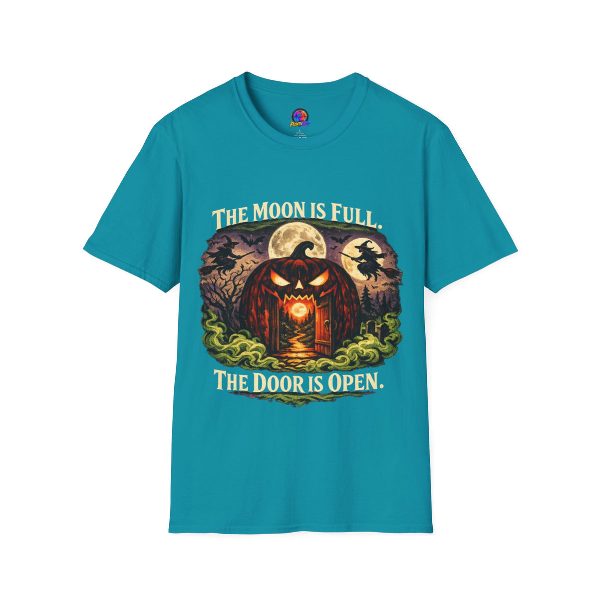 Halloween The Moon Is Full Unisex Softstyle T-Shirt