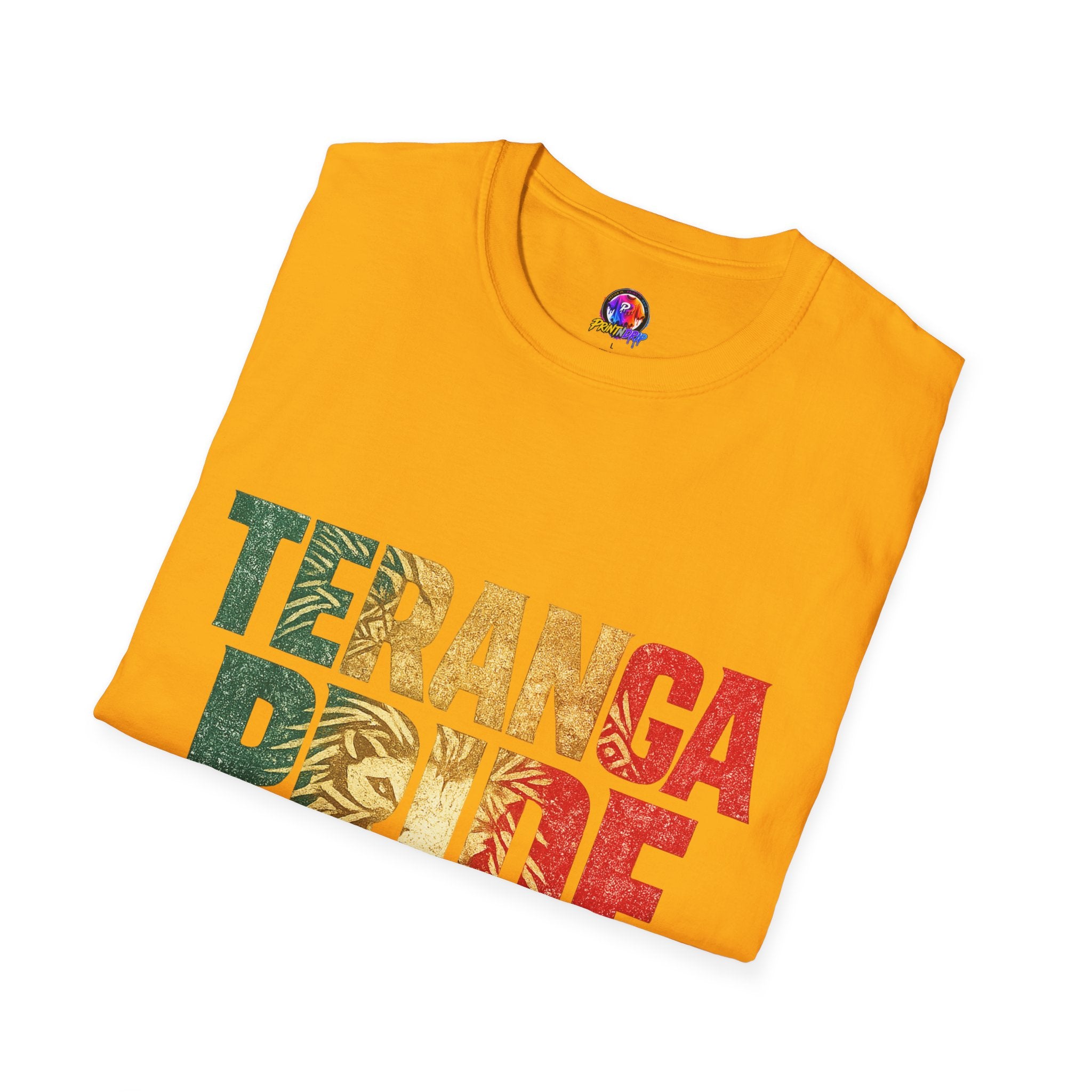 Senegal Teranga Pride T-Shirt — Senegal Flag Colors & Lion Graphic