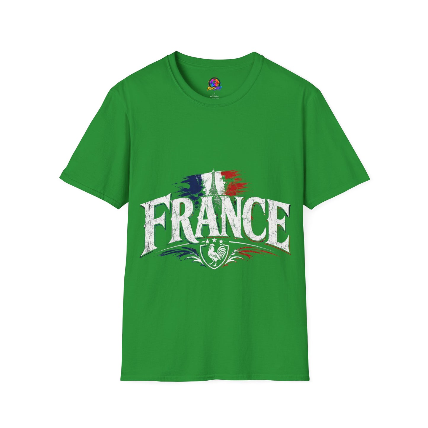 France Flag T-Shirt — Vintage Eiffel Tower French Pride Tee