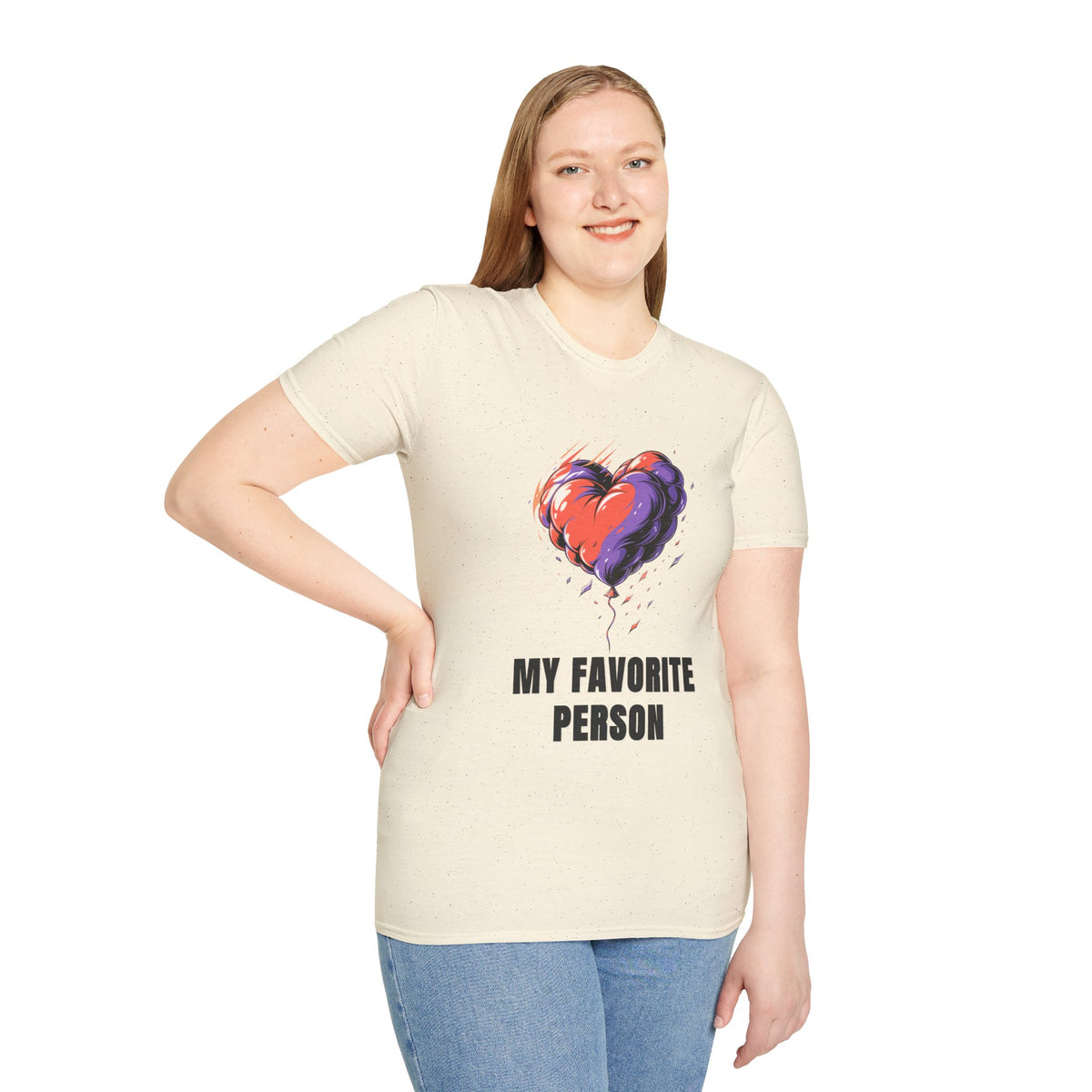 Heart Graphic T-Shirt — "My Favorite Person" Casual Tee - Trending Now - August 2026