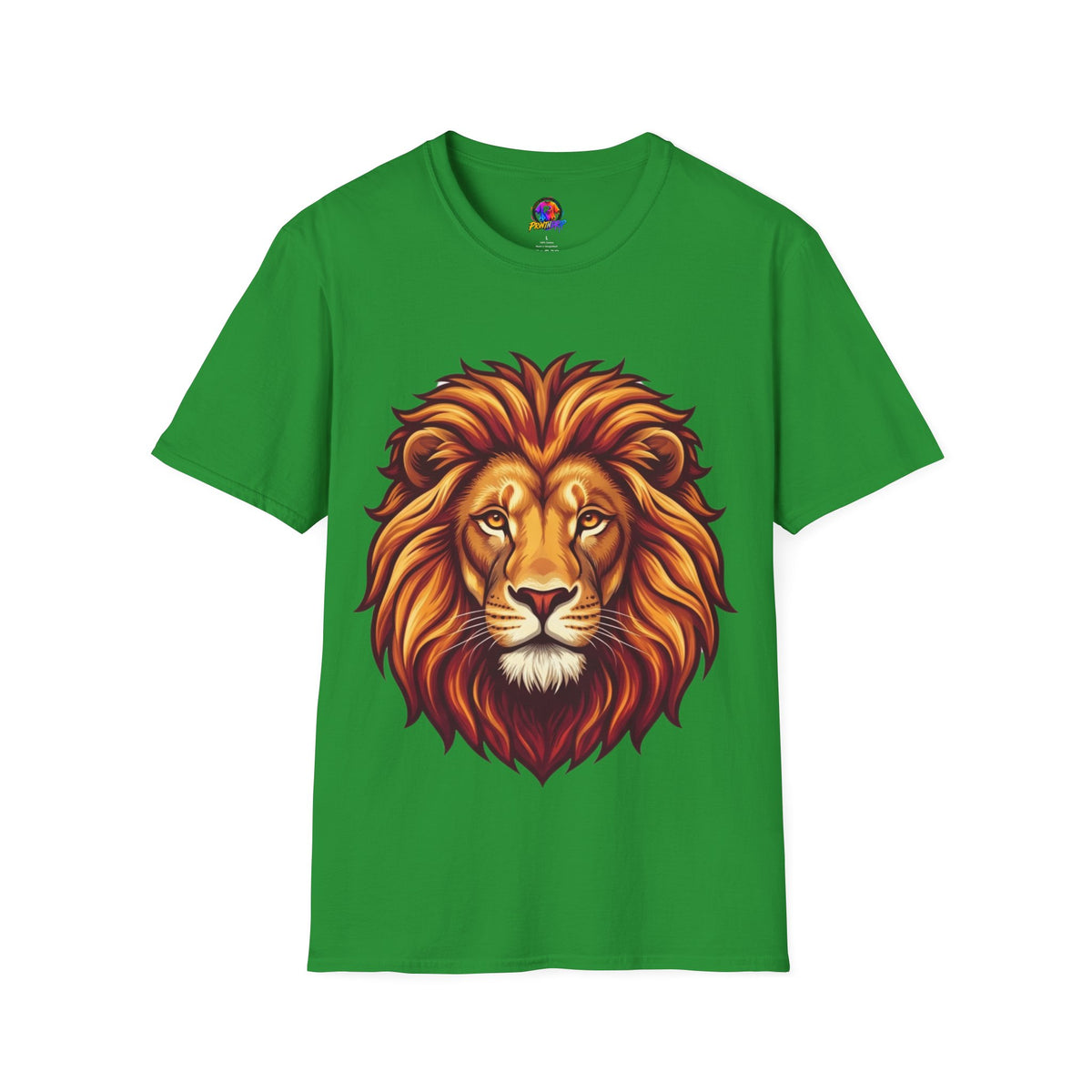 Leo Zodiac Lion Face T-Shirt — Majestic Lion Head Graphic Tee