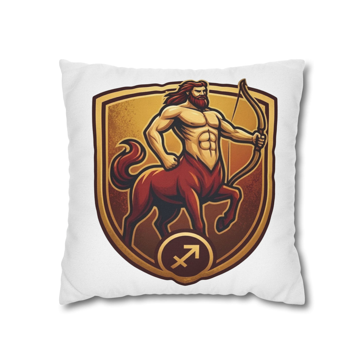 Sagittarius Centaur Zodiac Pillowcase — Archer Constellation Decorative Cushion
