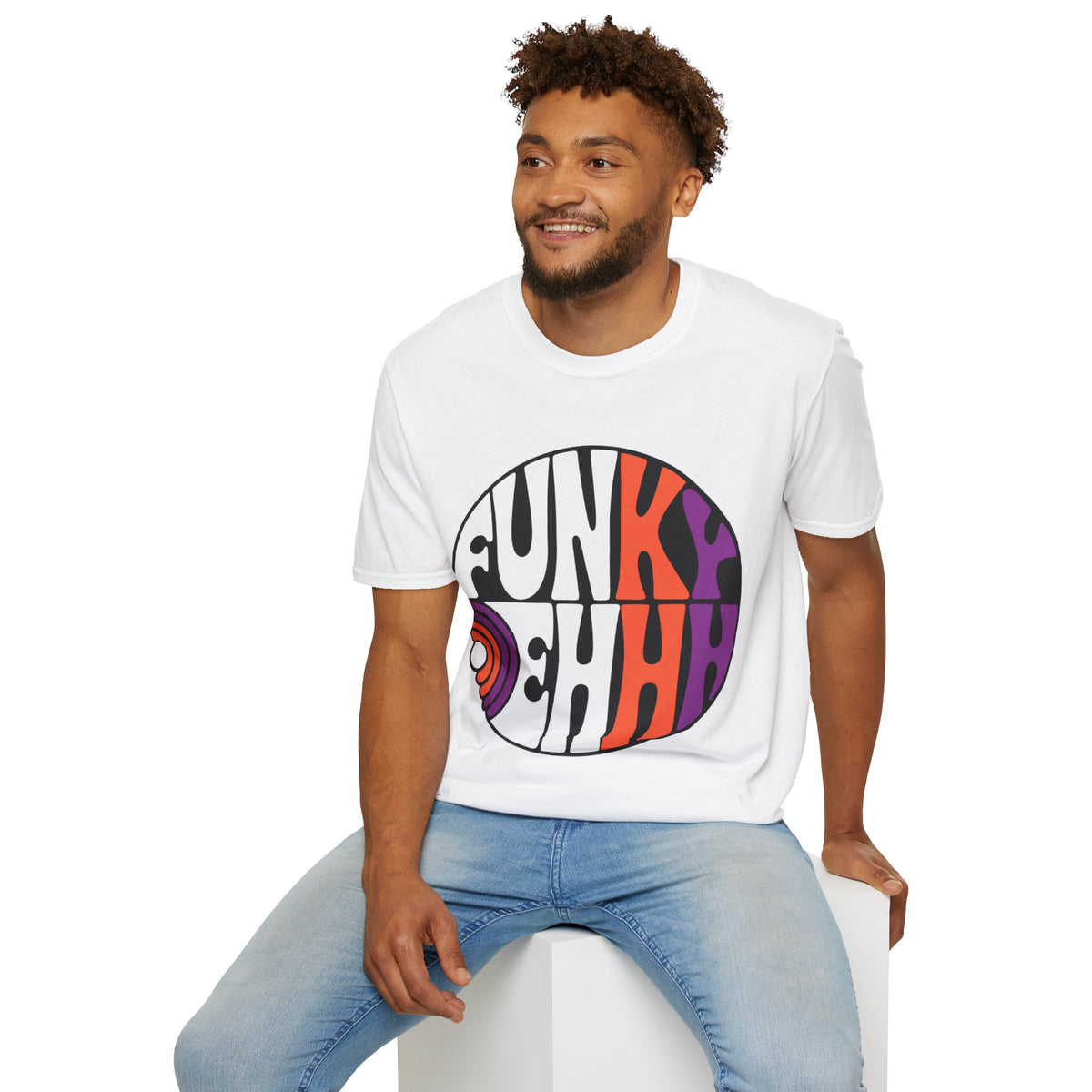 Funk Vibes Graphic T-Shirt — Retro 70s Circle Design - Trending Now - August 2026