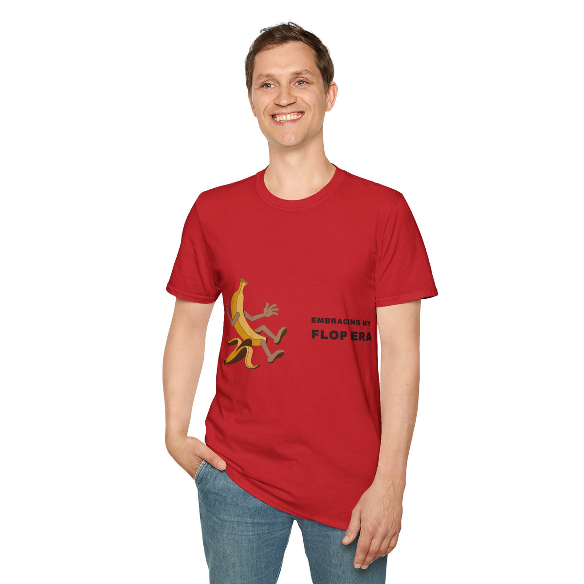 T-Shirt — Comedic Banana 'Flop Beat' Graphic Tee - Trending Now - September 2026