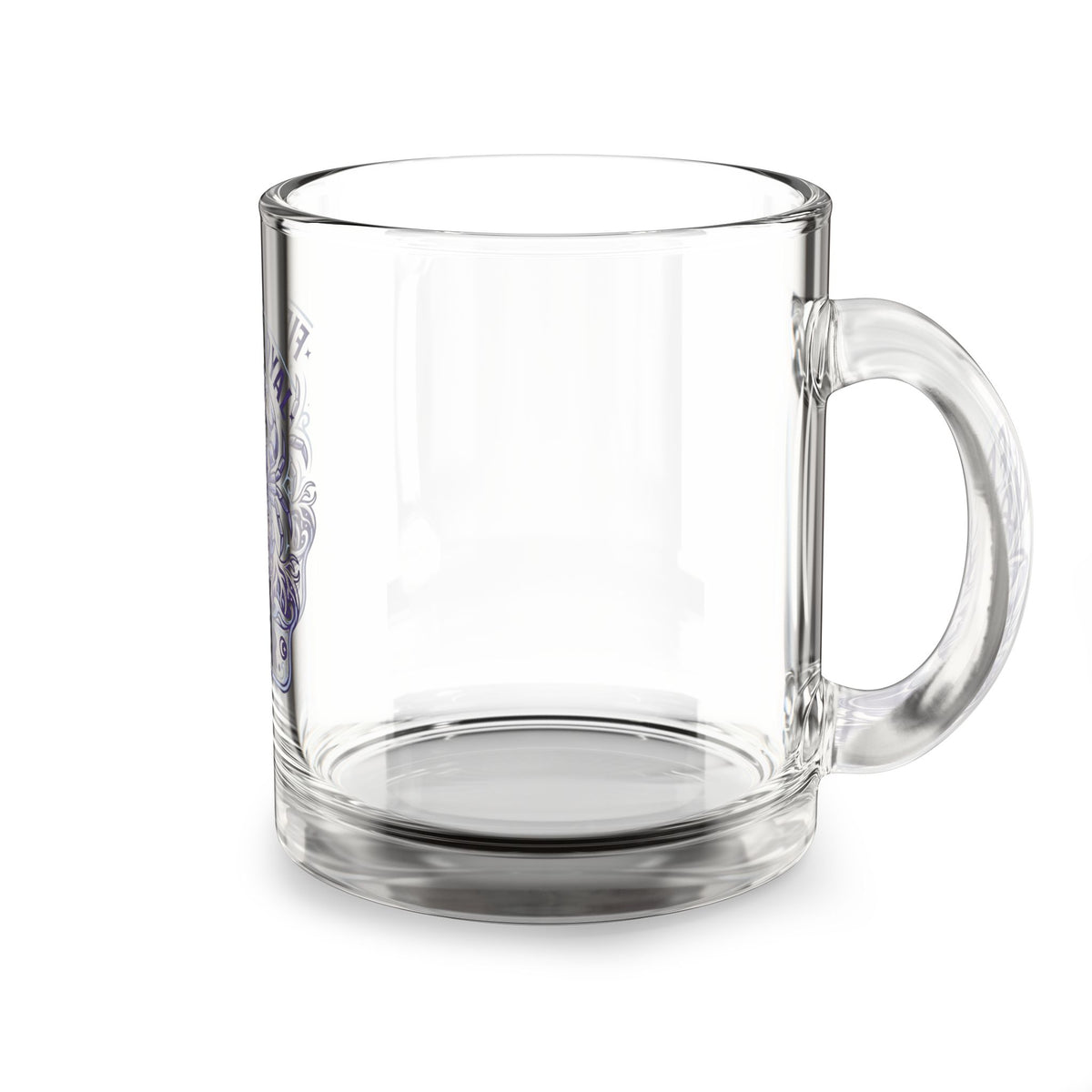 Cancer Zodiac Glass Mug — "Fiercely Loyal, Deeply Rooted" 10oz