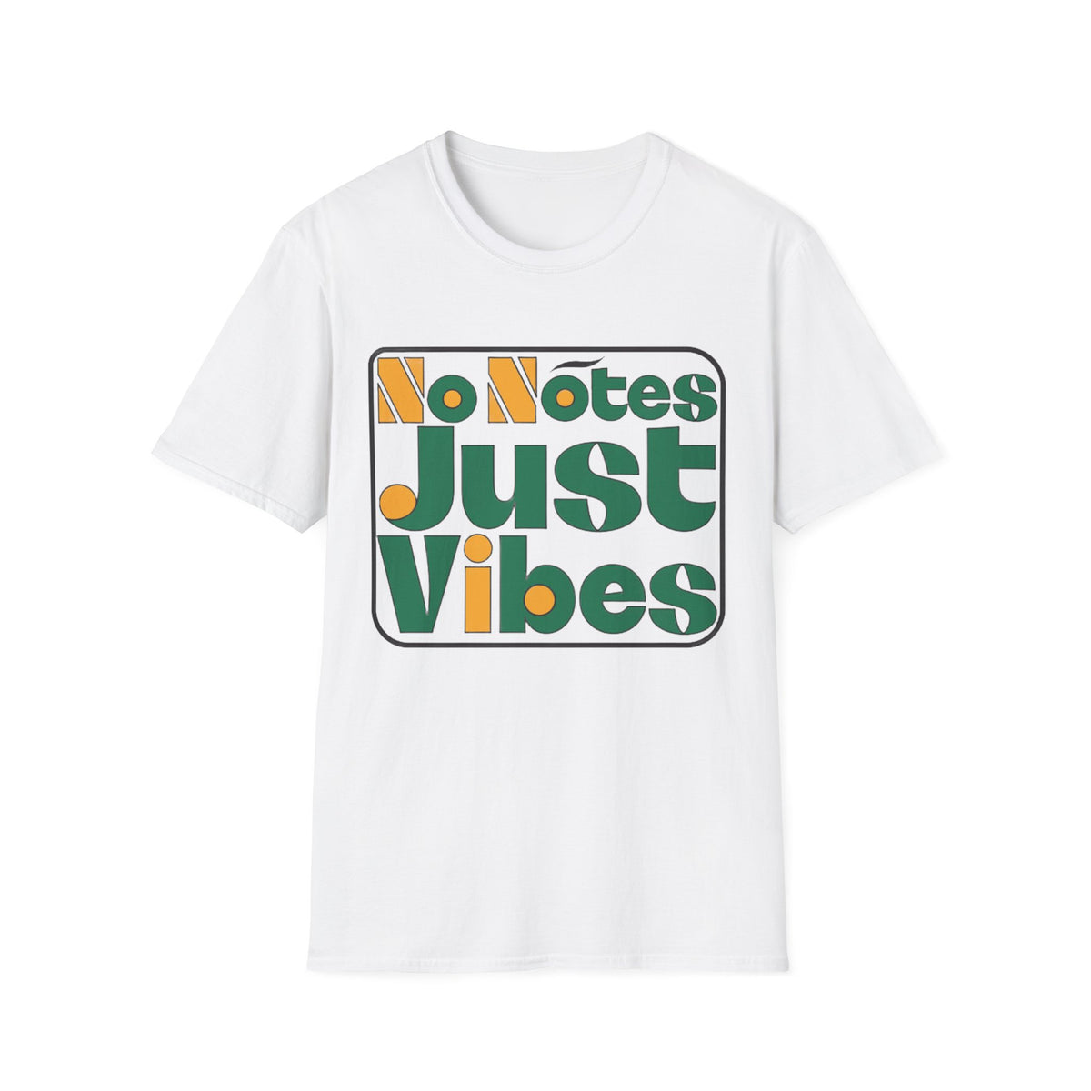 Just Vibes T‑Shirt — "No Notes Just Vibes" Retro Graphic Tee - Trending Now - August 2026