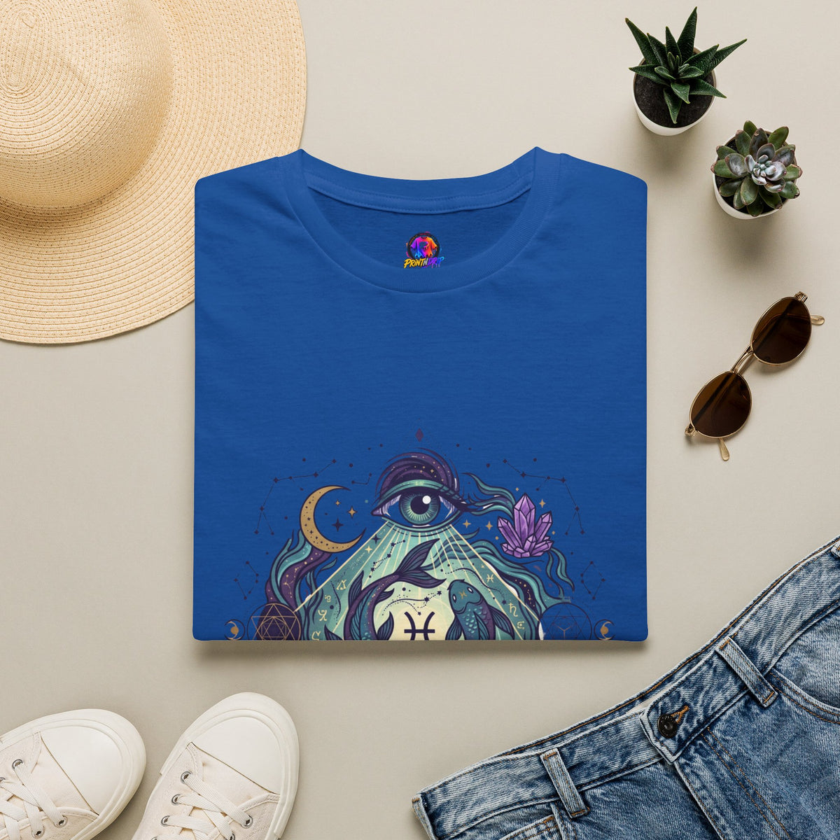 Pisces Mystic T-Shirt — 'I See Things You Don't' Astrology Tee