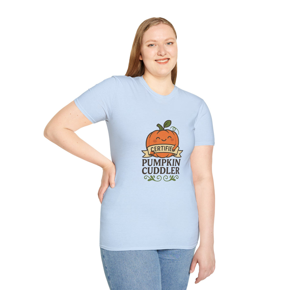 Pumpkin Cuddler T-Shirt — Cute Fall Pumpkin Graphic Tee - Trending Now - October 2026