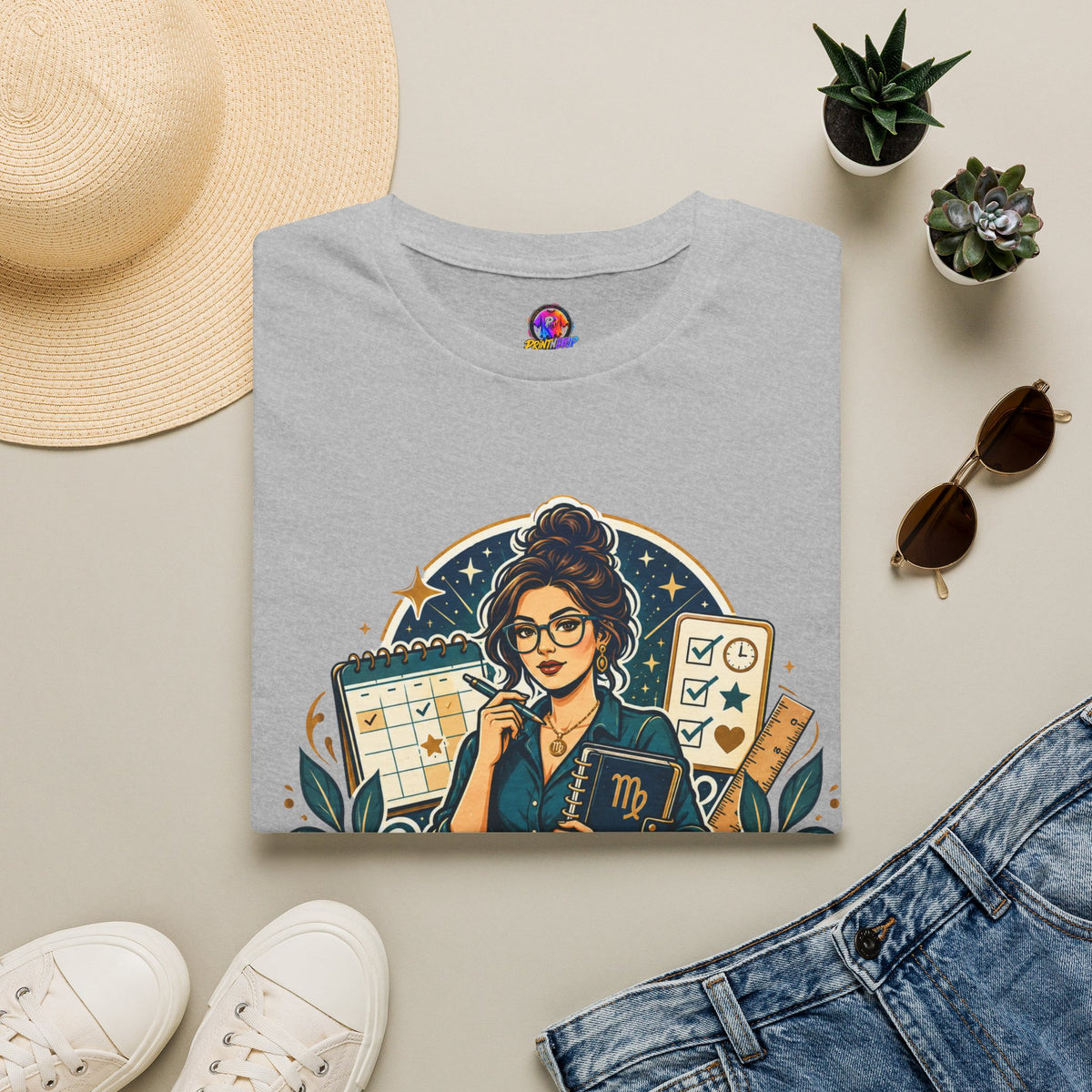 Virgo Planner T-Shirt — “Relax I Already Made A Plan For That” Astrological Tee