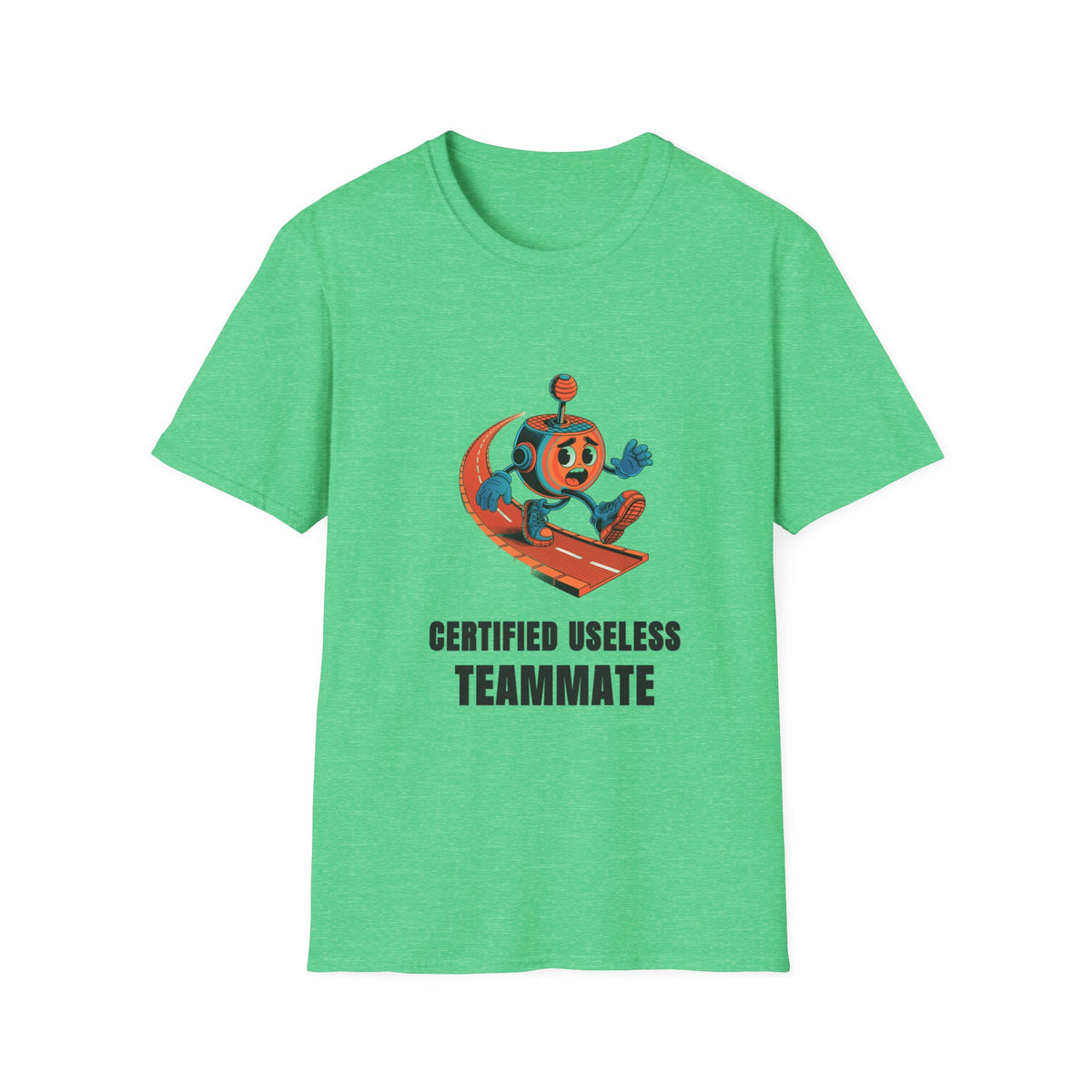 Certified Useless Teammate T-Shirt — Retro Robot Graphic - Trending Now - August 2026
