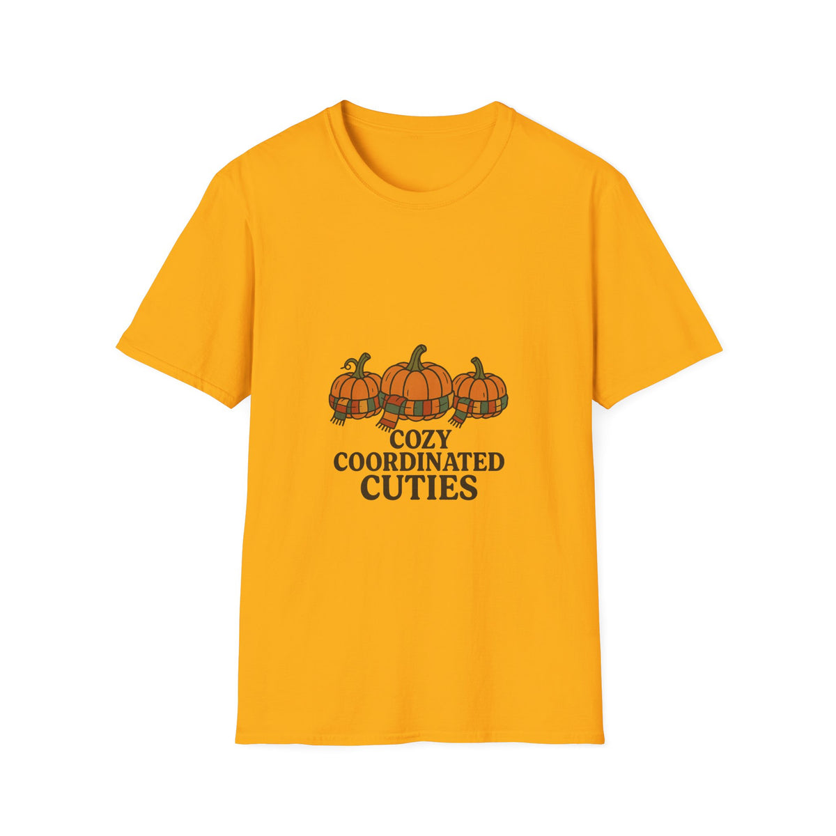 Cozy Coordinated Cuties Pumpkin Fall T-Shirt - Trending Now - October 2026