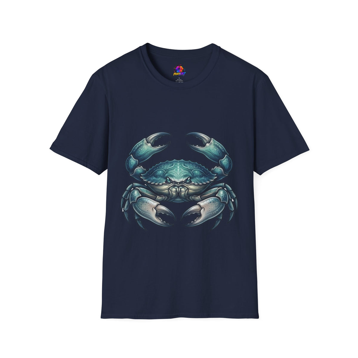 Crab Graphic T-Shirt — Coastal Sea Creature Tee